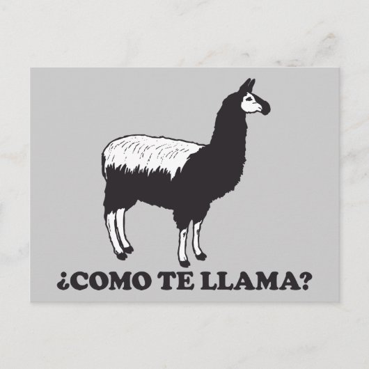 Carte Postale Como Te Llama (Devant)