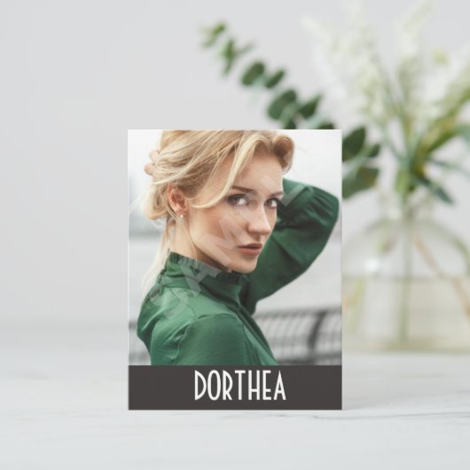 Carte postale Comp. Capture d'écran à 2 faces et m (Debout devant)