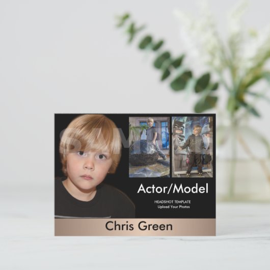 Carte postale Comp. Capture d'écran à 2 faces et m (Debout devant)