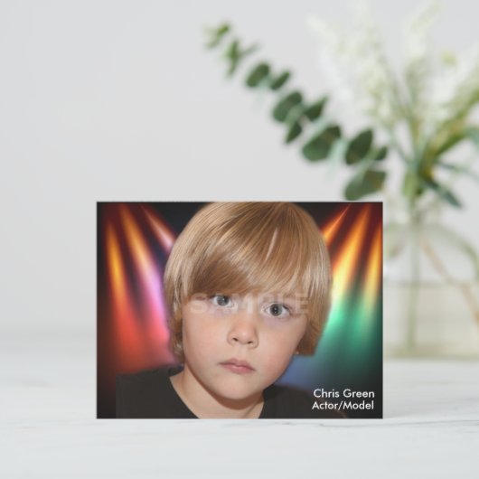 Carte postale Comp. Capture d'écran à 2 faces et m (Debout devant)