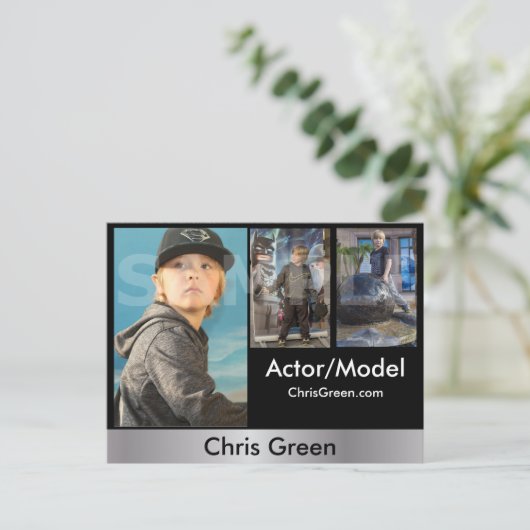 Carte postale Comp. Capture d'écran à 2 faces et m (Debout devant)