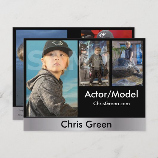 Carte postale Comp. Capture d'écran à 2 faces et m (Devant / Derrière)