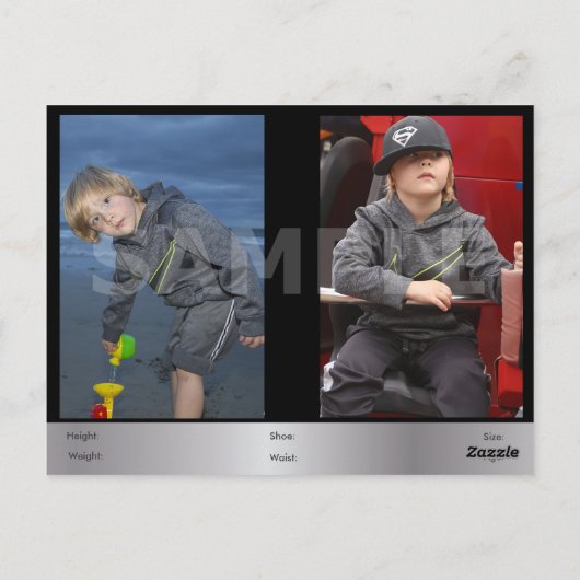 Carte postale Comp. Capture d'écran à 2 faces et m (Dos)