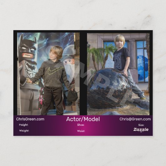 Carte postale Comp Capture d'écran de modèle et ac (Dos)