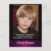 Carte postale Comp Capture d'écran de modèle et ac (Devant)