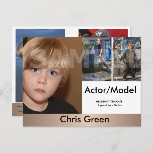 Carte postale Comp Capture d'écran de modèle et ac (Devant / Derrière)