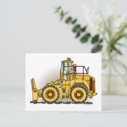 Carte postale Compacteur de sol (Debout devant)