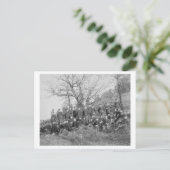 Carte Postale Compagnie C, 3e infanterie américaine à Fort Meade (Debout devant)