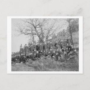 Carte Postale Compagnie C, 3e infanterie américaine à Fort Meade