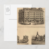 Carte Postale Compagnie d'assurance-vie Continental (Devant / Derrière)