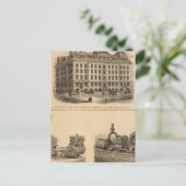 Carte Postale Compagnie d'assurance-vie Continental (Debout devant)