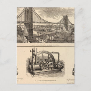 Carte Postale Compagnie d'assurance-vie de Brooklyn