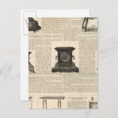 Carte Postale Compagnie d'horlogerie américaine (Devant / Derrière)