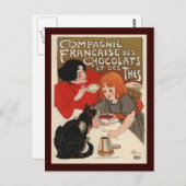 Carte Postale Compagnie Francaise Des Chocolats (Devant / Derrière)