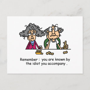Carte Postale Compagnie Idiot