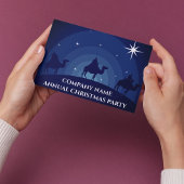 Carte Postale Compagnie Noël fête Trois Wisemen Blue Star