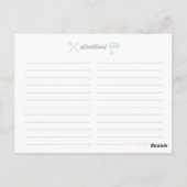 Carte Postale Compagnon vintage rose de cuisine (Dos)