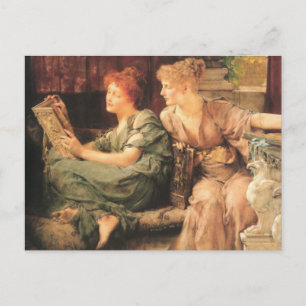 Carte Postale Comparaisons en détail par Lawrence Alma-Tadema