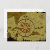 Carte Postale Compas (Devant / Derrière)