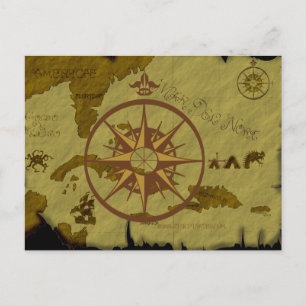 Carte Postale Compas