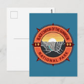 Carte Postale Compas du Black Canyon Of The Gunnison National Pa (Devant / Derrière)