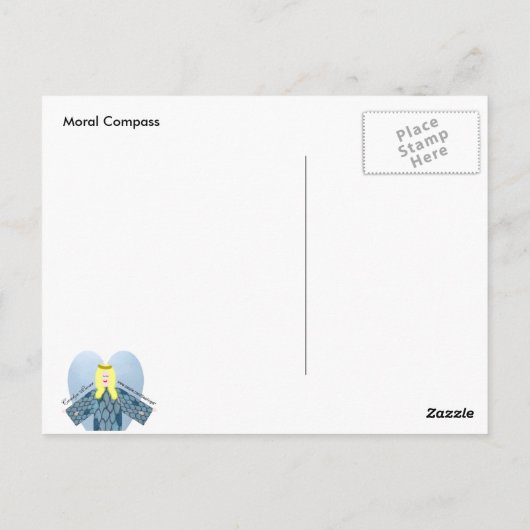 Carte Postale Compas moral (Dos)