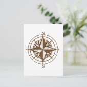 Carte Postale Compas nautique (Debout devant)