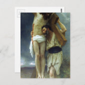Carte Postale Compassion de William-Adolphe Bouguereau (Devant / Derrière)