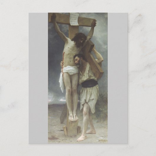 Carte Postale Compassion de William Bouguereau (Devant)