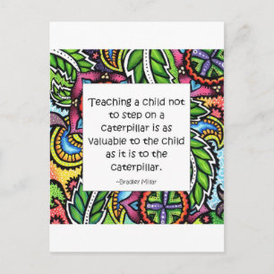 Carte Postale Compassion is taught