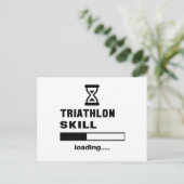 Carte Postale Compétence en triathlon Chargement...... (Debout devant)