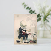 CARTE POSTALE COMPÉTENCE, SKELETON, DROGUES, PHARMACEUTIQUES (Debout devant)