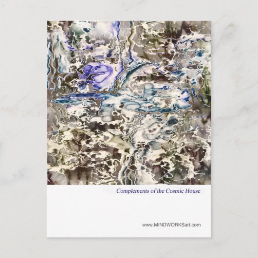 Carte Postale Compléments de la maison cosmique (Devant)