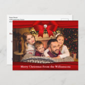 Carte postale complète Rouge Ruban Diamant Votre T (Devant / Derrière)