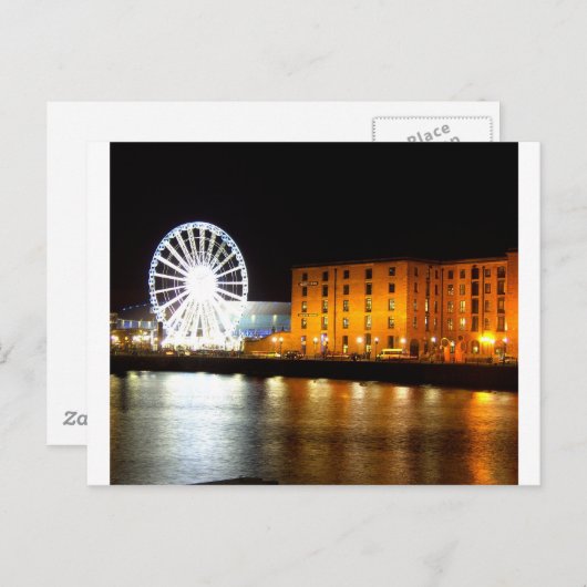 Carte Postale Complexe Albert Dock, Liverpool Royaume-Uni (Devant / Derrière)