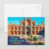 Carte Postale Complexe Amir Chakhmaq Iran (Devant / Derrière)