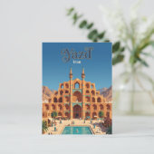 Carte Postale Complexe Amir Chakhmaq Iran (Debout devant)