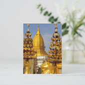 Carte Postale Complexe de la pagode Shwe Zigon à Bagan (Pagan), (Debout devant)