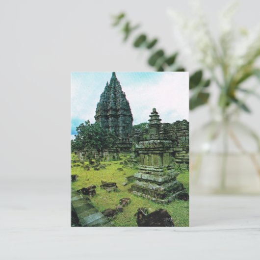 Carte Postale Complexe de temple Prambanan, Java, Indonésie (Debout devant)