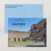 Carte Postale Complexe du monastère de David Gareja (Devant / Derrière)