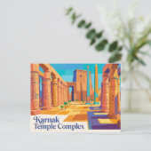 Carte Postale Complexe du temple de Karnak Égypte (Debout devant)