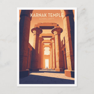 Carte Postale Complexe du temple de Karnak Louxor Egypte Voyage