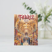 Carte Postale Complexe historique du bazar de Tabriz Iran (Debout devant)