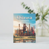 Carte Postale Complexe industriel de Dolní Vítkovice, Ostrava (Debout devant)