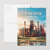 Carte Postale Complexe industriel de Dolní Vítkovice, Ostrava (Devant / Derrière)