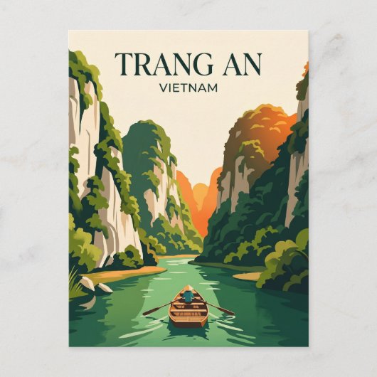 Carte Postale Complexe paysager de Trang An Vietnam (Devant)