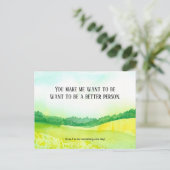 Carte Postale Compliment Dire Quelque Chose De Nice Jour 1er Jui (Debout devant)