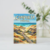 Carte Postale Comporta Portugal (Debout devant)