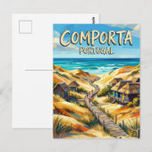 Carte Postale Comporta Portugal (Devant / Derrière)