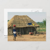 Carte Postale Composé de la famille rurale, Kunene, Angola (Devant / Derrière)